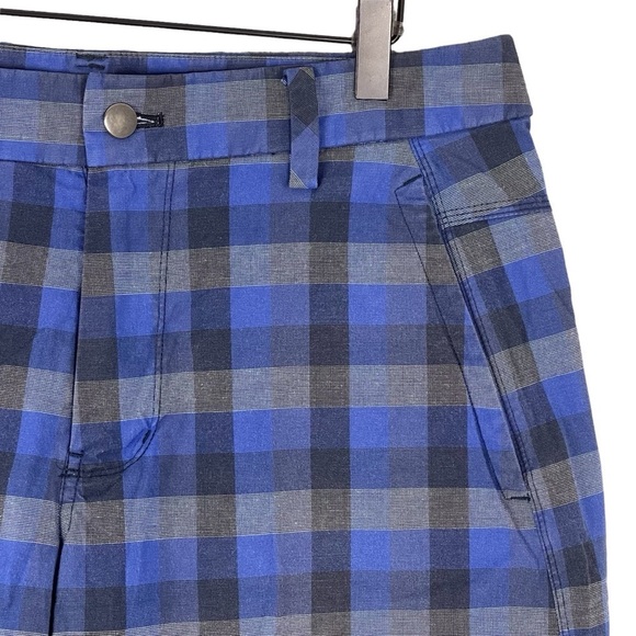 Lululemon Shorts Mens 34 x 10" Kahuna 2.0 Plaid Print Flat Front Performance - Picture 4 of 12